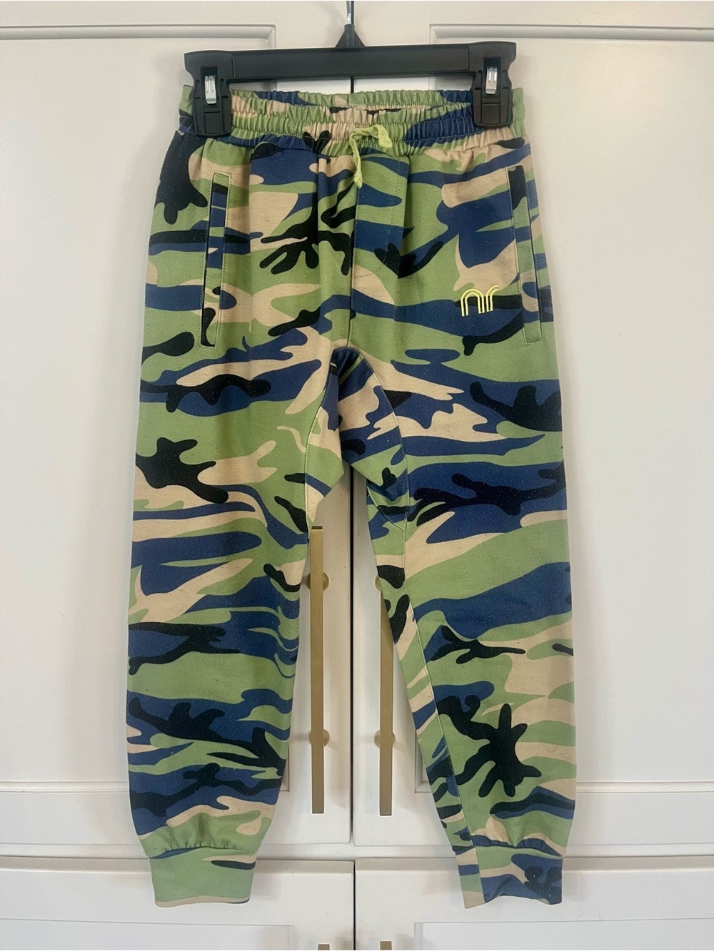 Neon Rebel Camo Pull-On Joggers with Pockets